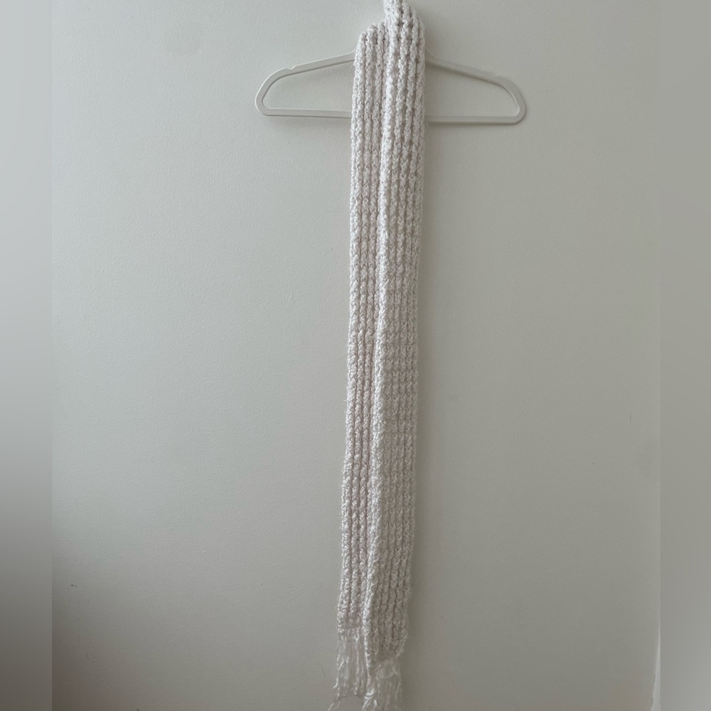 White scarf